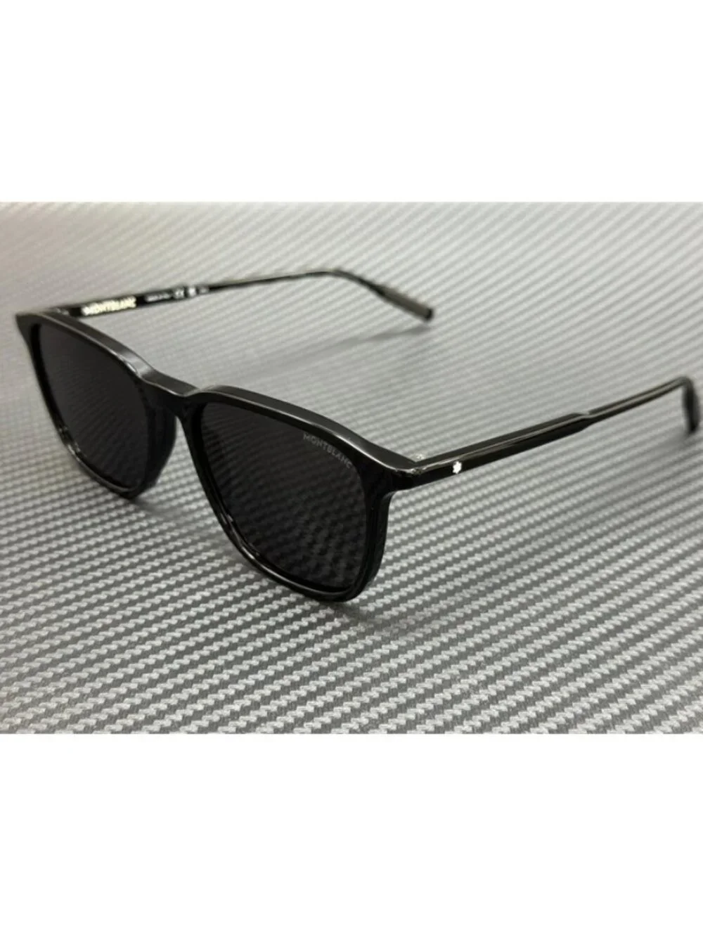 New Mont Blanc Men  Black Sunglasses  53- 17- 150